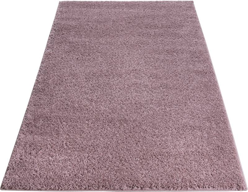 Bruno Banani Hochflor-Teppich »Shaggy Soft«, rechteckig, gewebt, Uni Farben, besonders weich und kuschelig von Bruno Banani