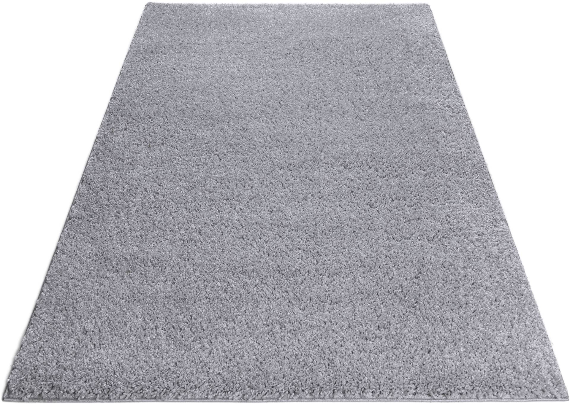 Bruno Banani Hochflor-Teppich »Shaggy Soft«, rechteckig, 30 mm Höhe, gewebt, Uni Farben, besonders weich und kuschelig