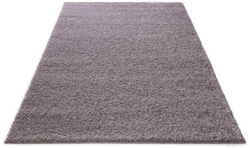 Bruno Banani Hochflor-Teppich »Shaggy Soft«, rechteckig, gewebt, Uni Farben, besonders weich und kuschelig von Bruno Banani