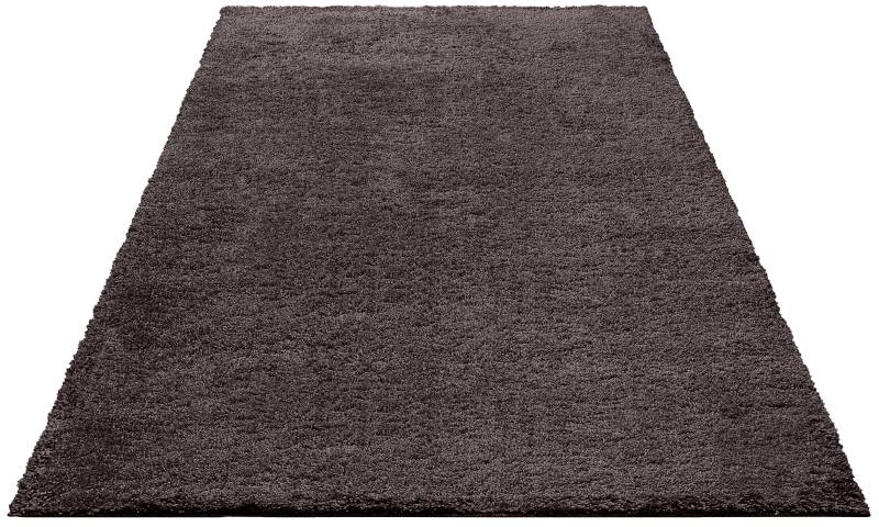 Bruno Banani Hochflor-Teppich »Shaggy Soft«, rechteckig, 30 mm Höhe, gewebt, Uni Farben, besonders weich und kuschelig von Bruno Banani