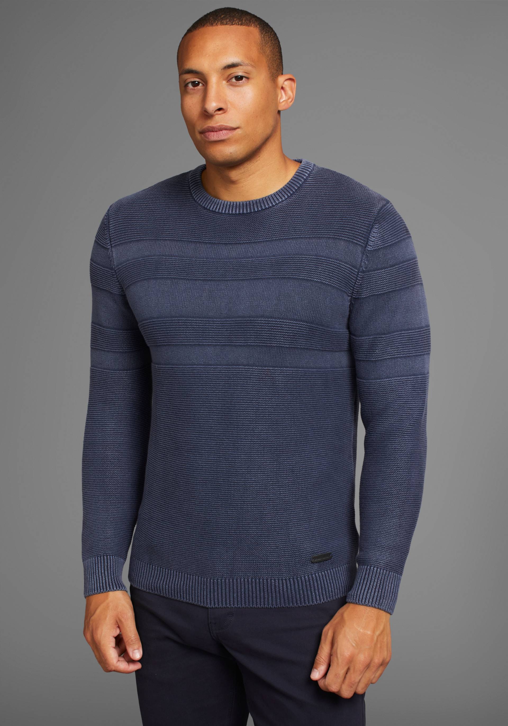 Bruno Banani Jacquardpullover »Bis Grösse 4 XL« von Bruno Banani