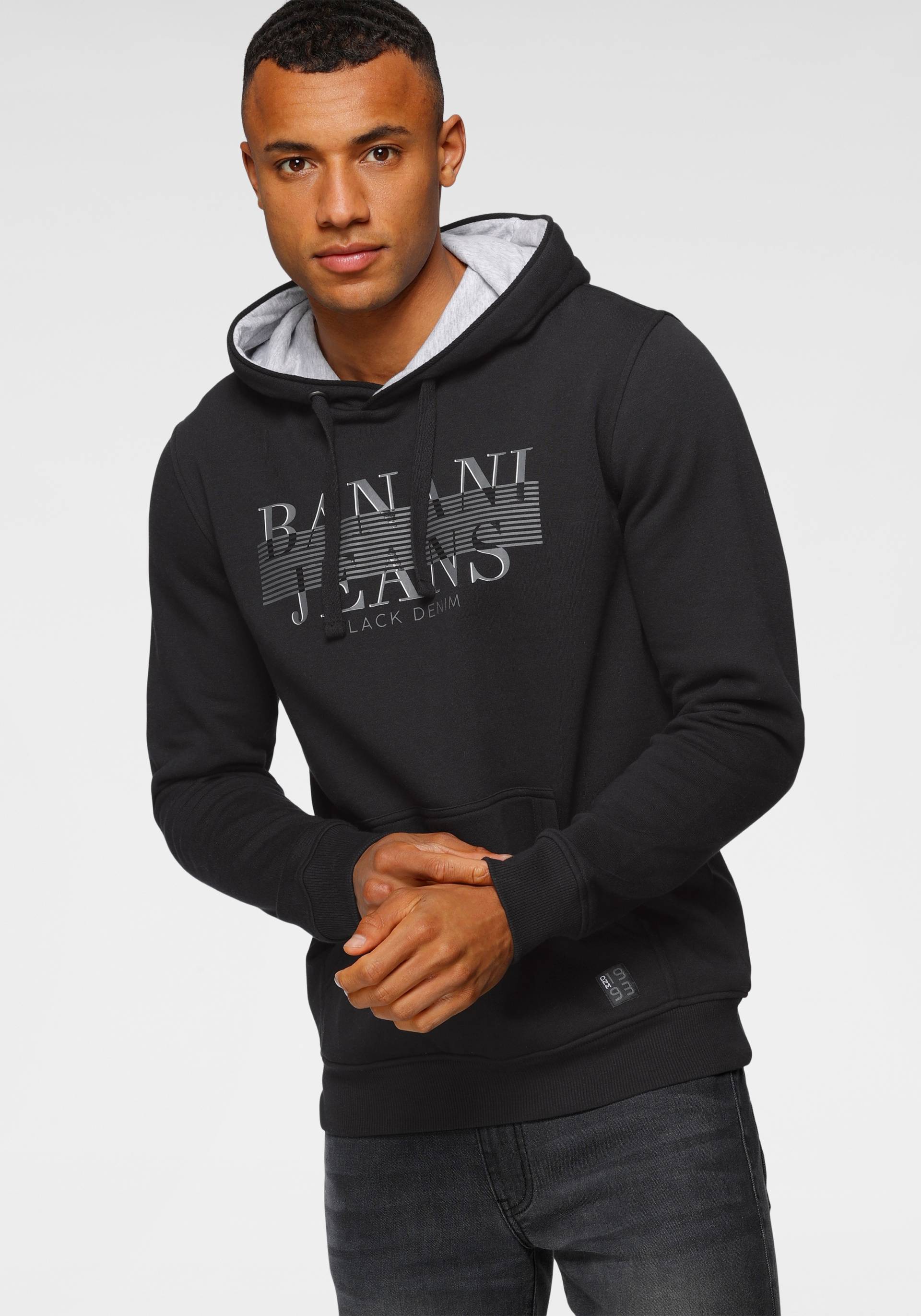 Bruno Banani Kapuzensweatshirt, mit Markenfrontprint von Bruno Banani