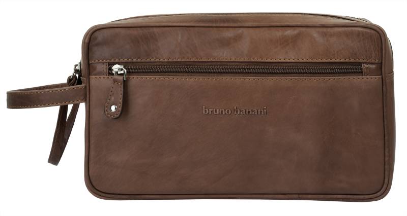 Bruno Banani Kulturbeutel, echt Leder von Bruno Banani