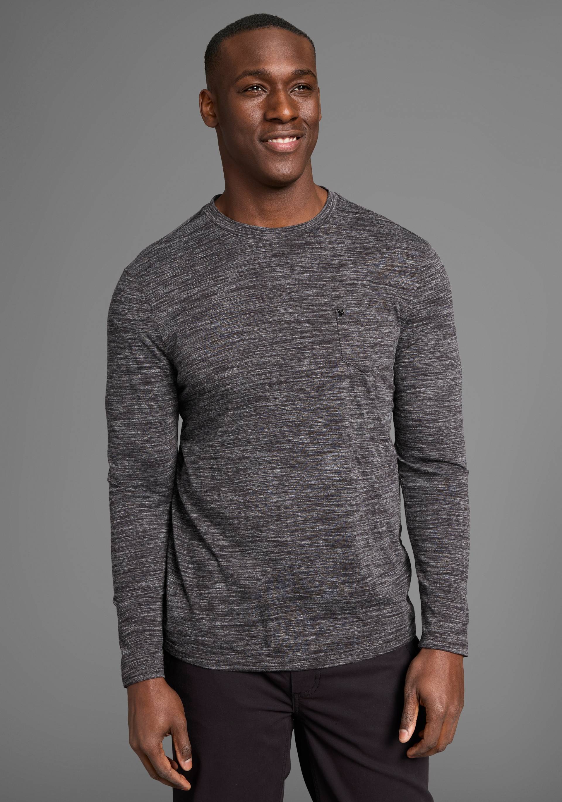 Bruno Banani Langarmshirt, Langarmshirt in schmaler Passform Bruno Banani Langarmshirt, Langarmshirt in schmaler Passform von Bruno Banani