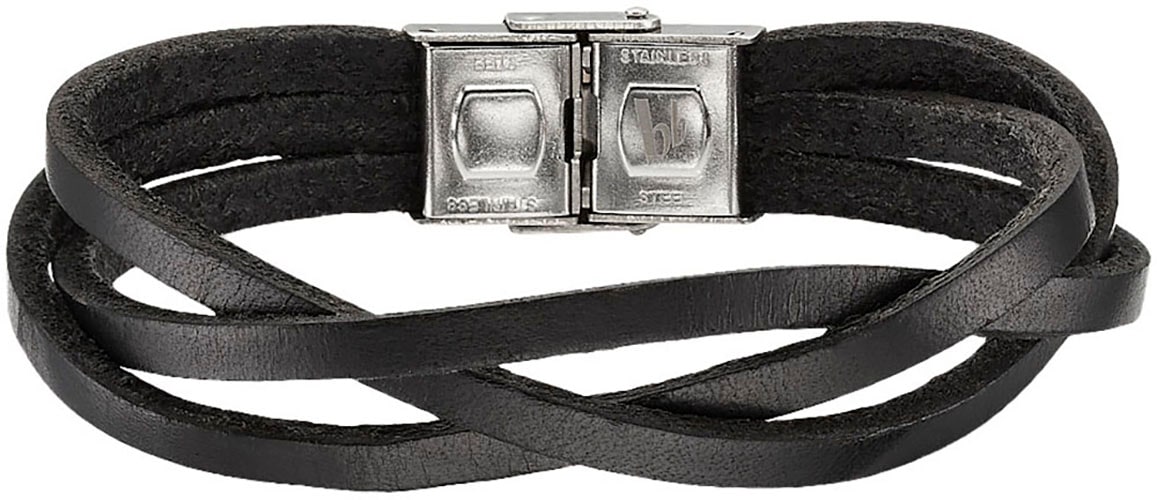 Bruno Banani Lederarmband »Schmuck Geschenk Armband, B4102B/20/00/BL, B4102B/20/00/BR« von Bruno Banani