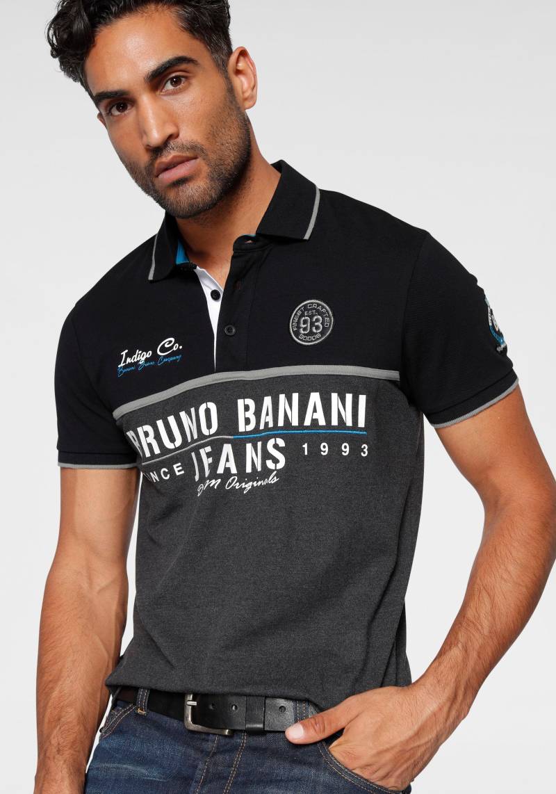 Bruno Banani Poloshirt, Kurzarm, körpernahe Passform, mit Polokragen von Bruno Banani