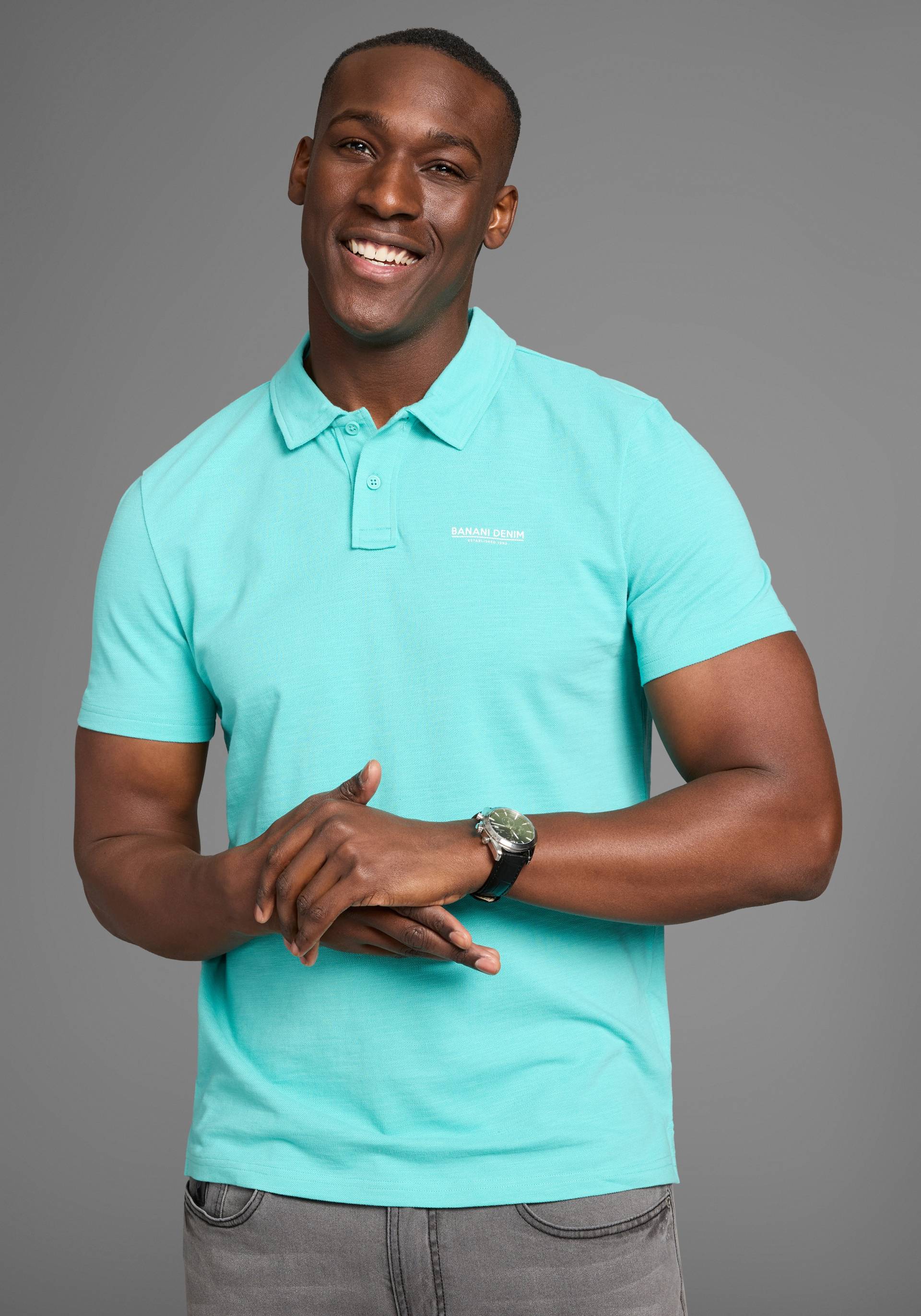 Bruno Banani Poloshirt, Poloshirt in schmaler Passform Bruno Banani Poloshirt, Poloshirt in schmaler Passform von Bruno Banani
