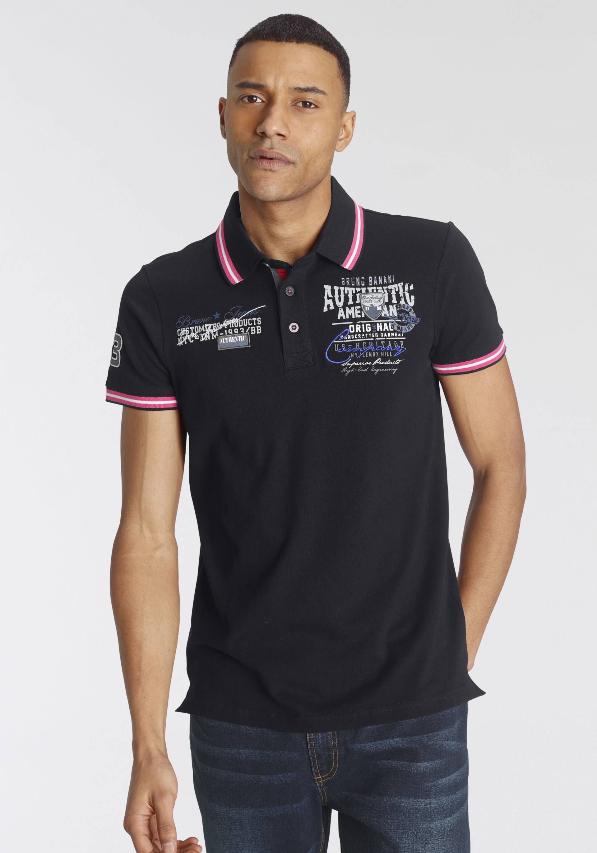 Bruno Banani Poloshirt, mit Rückenprint von Bruno Banani