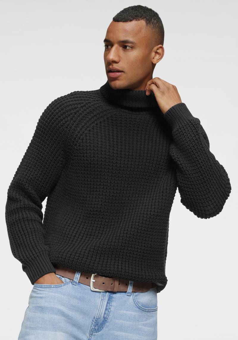 Bruno Banani Rollkragenpullover, mit Markenbadge von Bruno Banani