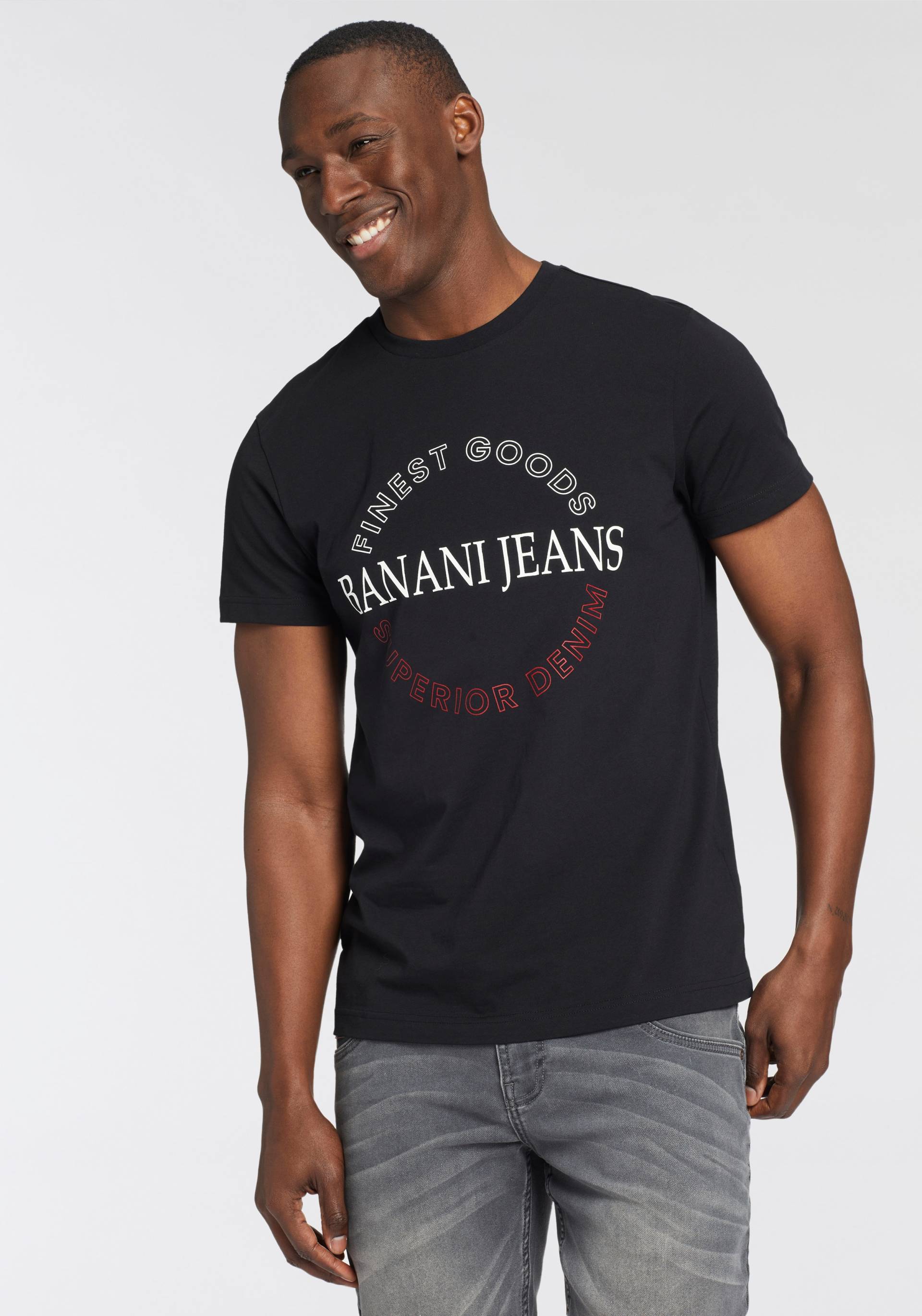 Bruno Banani Rundhalsshirt, mit Print Bruno Banani Rundhalsshirt, mit Print von Bruno Banani