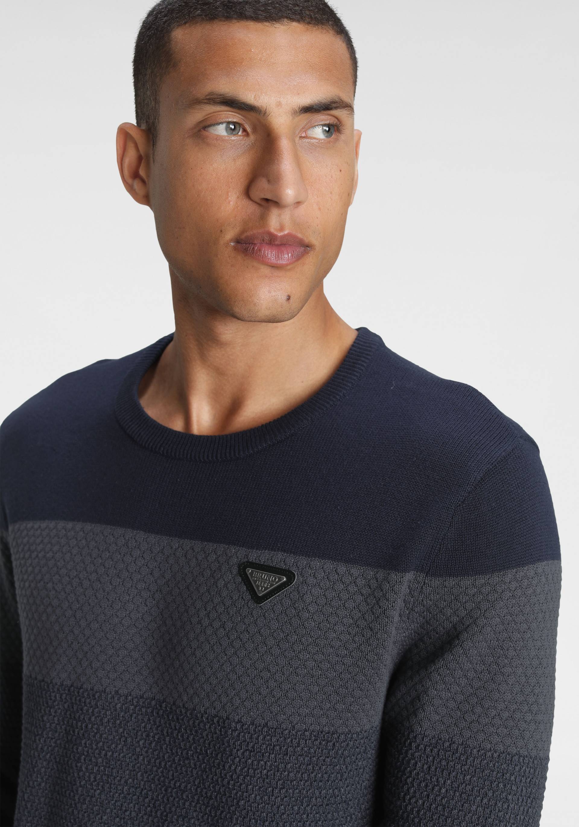 Bruno Banani Strickpullover, im modischem Look Bruno Banani Strickpullover, im modischem Look von Bruno Banani