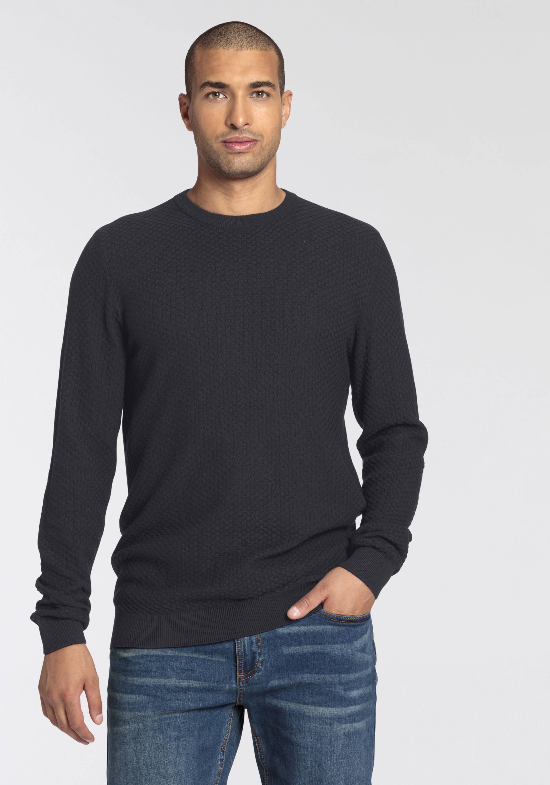 Bruno Banani Strickpullover, mit spezieller Strickoptik Bruno Banani Strickpullover, mit spezieller Strickoptik von Bruno Banani