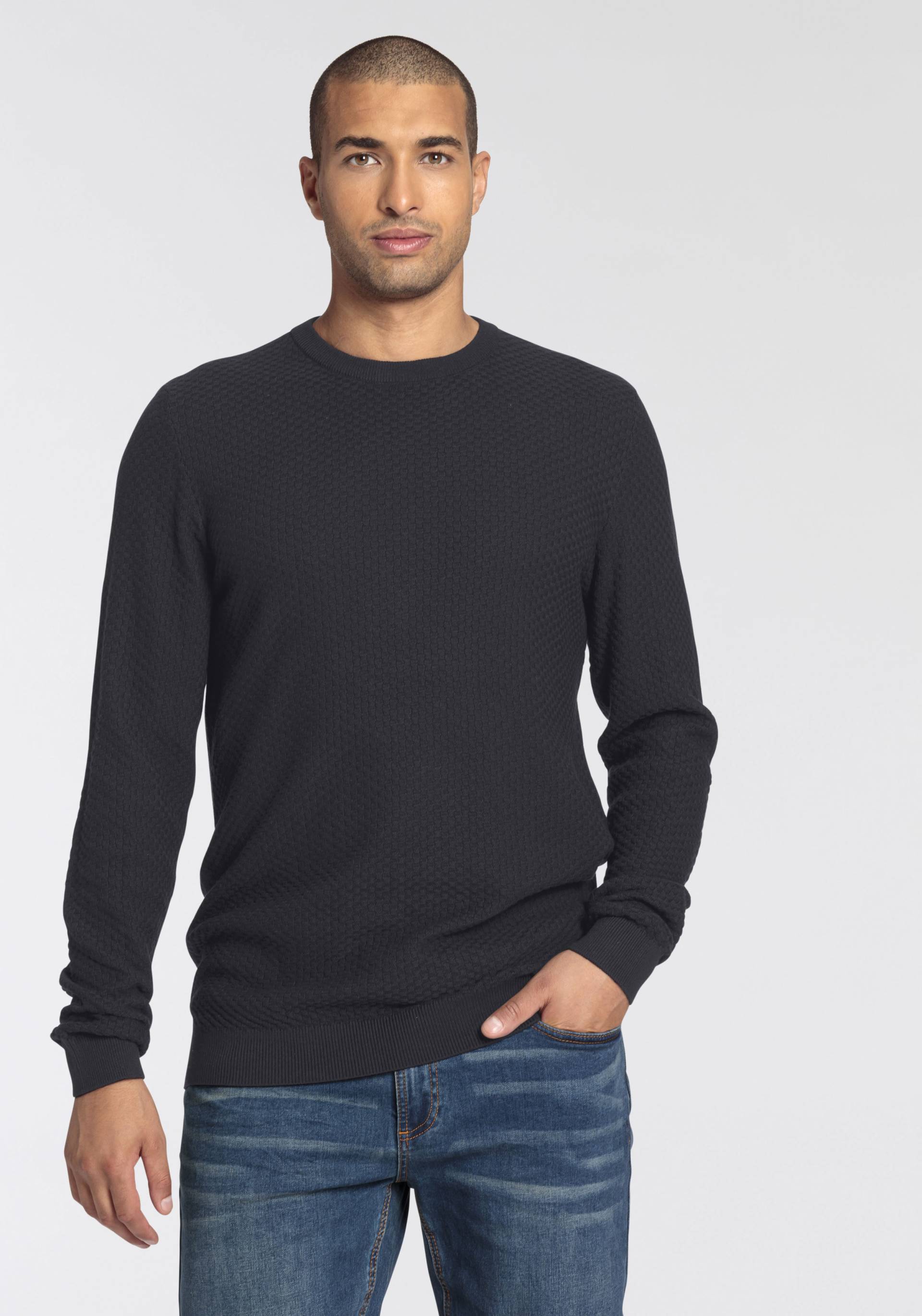 Bruno Banani Strickpullover, mit spezieller Strickoptik von Bruno Banani