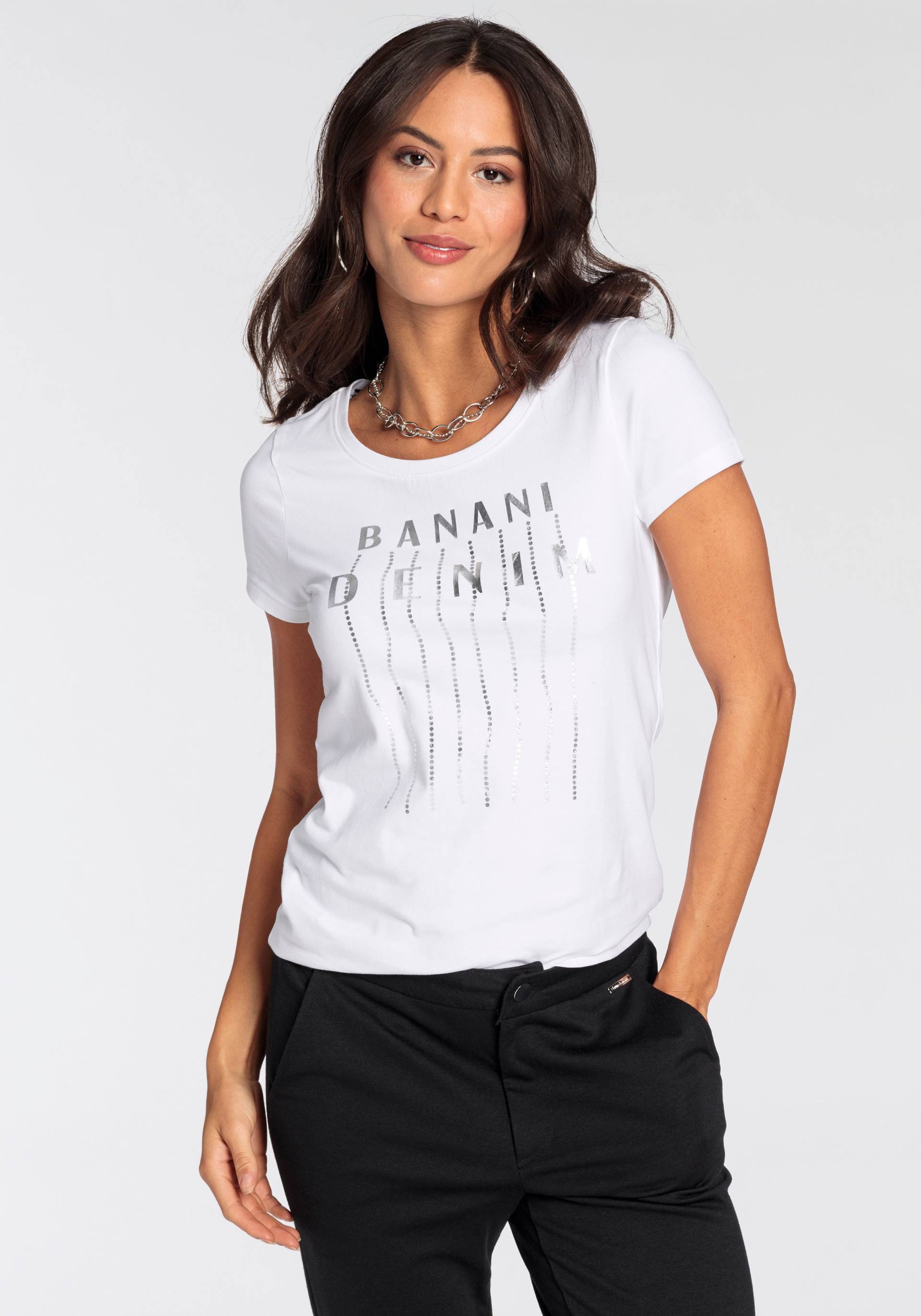 Bruno Banani T-Shirt, Folien-Druck von Bruno Banani