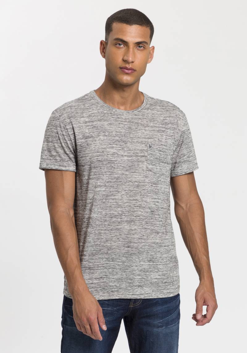 Bruno Banani T-Shirt, Kurzarm, Slim Fit, unifarben, Rundhalsausschnitt von Bruno Banani