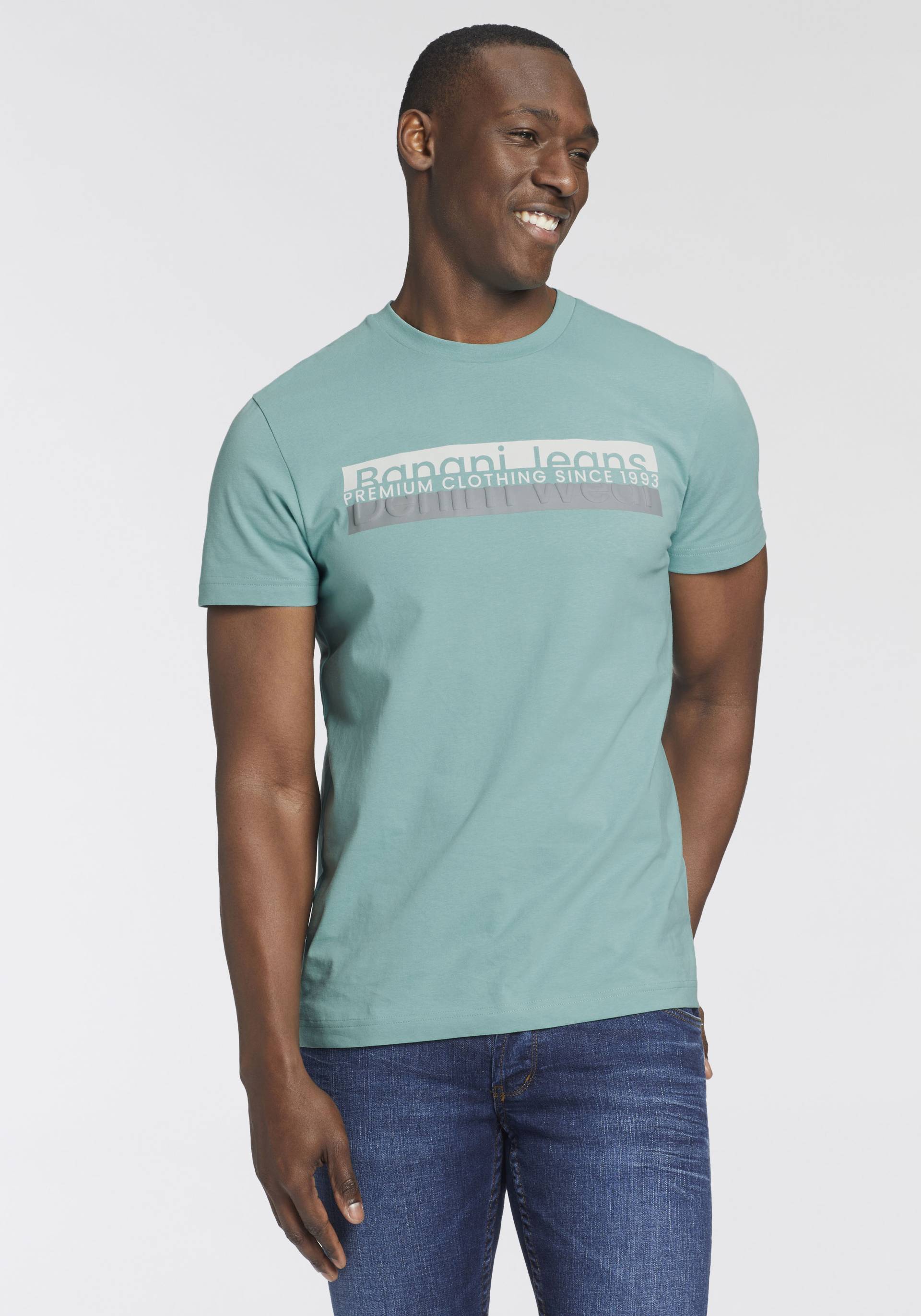 Bruno Banani T-Shirt, mit modischem Frontprint Bruno Banani T-Shirt, mit modischem Frontprint von Bruno Banani