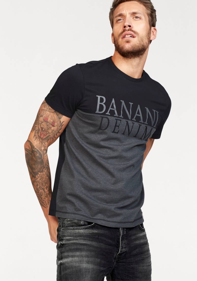 Bruno Banani T-Shirt, kurzärmelig, schmal geschnitten, Casual-Stil, aus Baumwolle von Bruno Banani