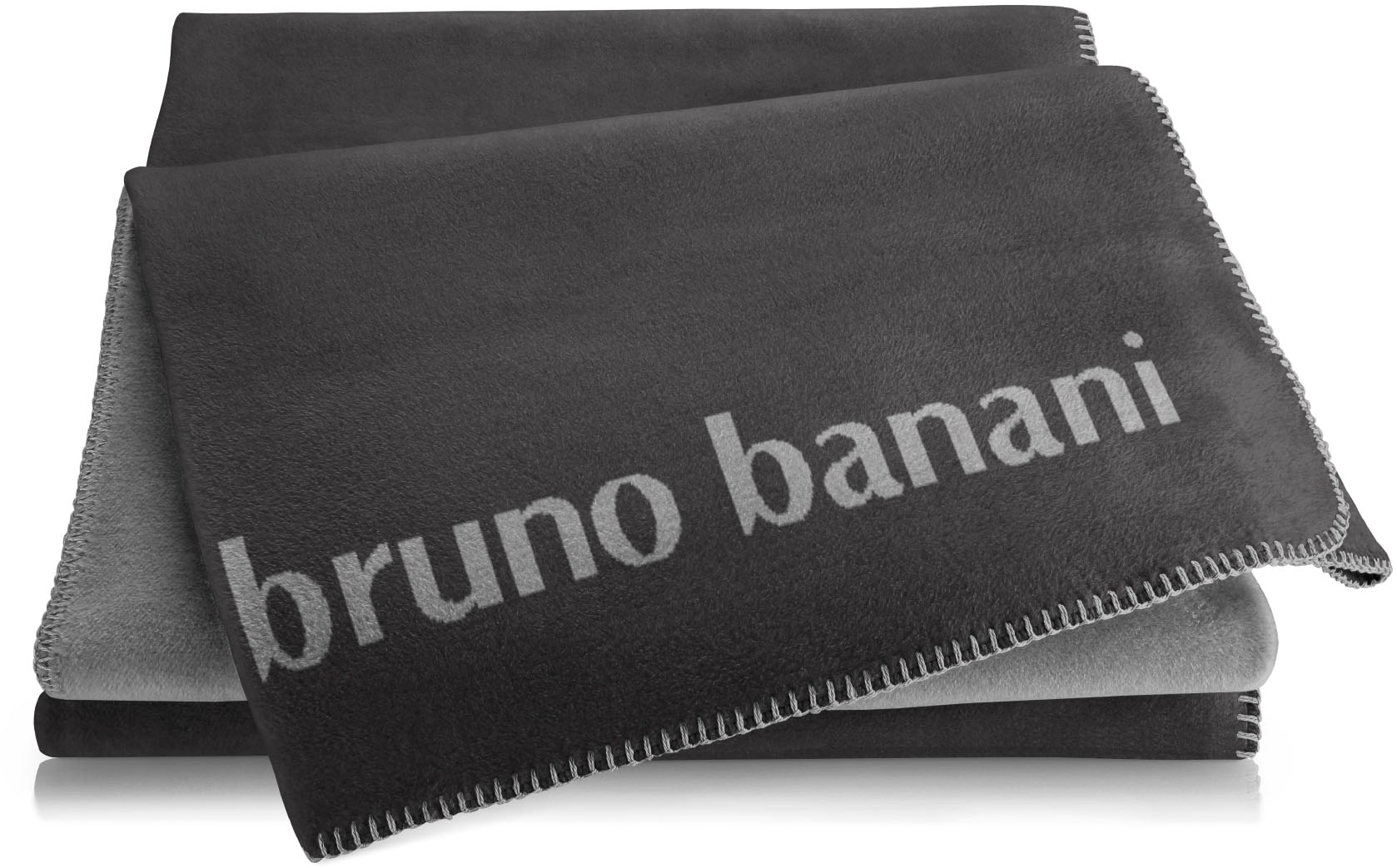 Bruno Banani Wohndecke »Bruno Banani«, mit modernem Zierstich von Bruno Banani