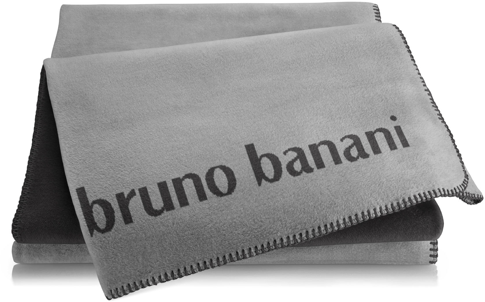 Bruno Banani Wohndecke »Bruno Banani«, mit modernem Zierstich von Bruno Banani