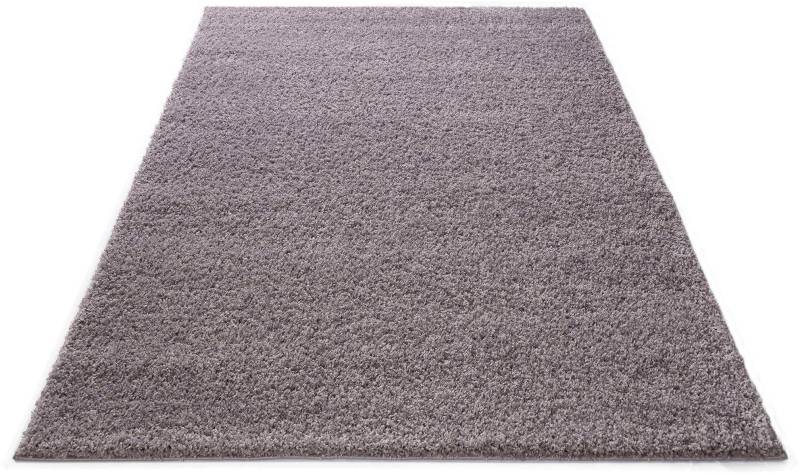 Bruno Banani Hochflor-Teppich »Shaggy Soft«, rechteckig, 30 mm Höhe, gewebt, Uni Farben, besonders weich und kuschelig von Bruno Banani