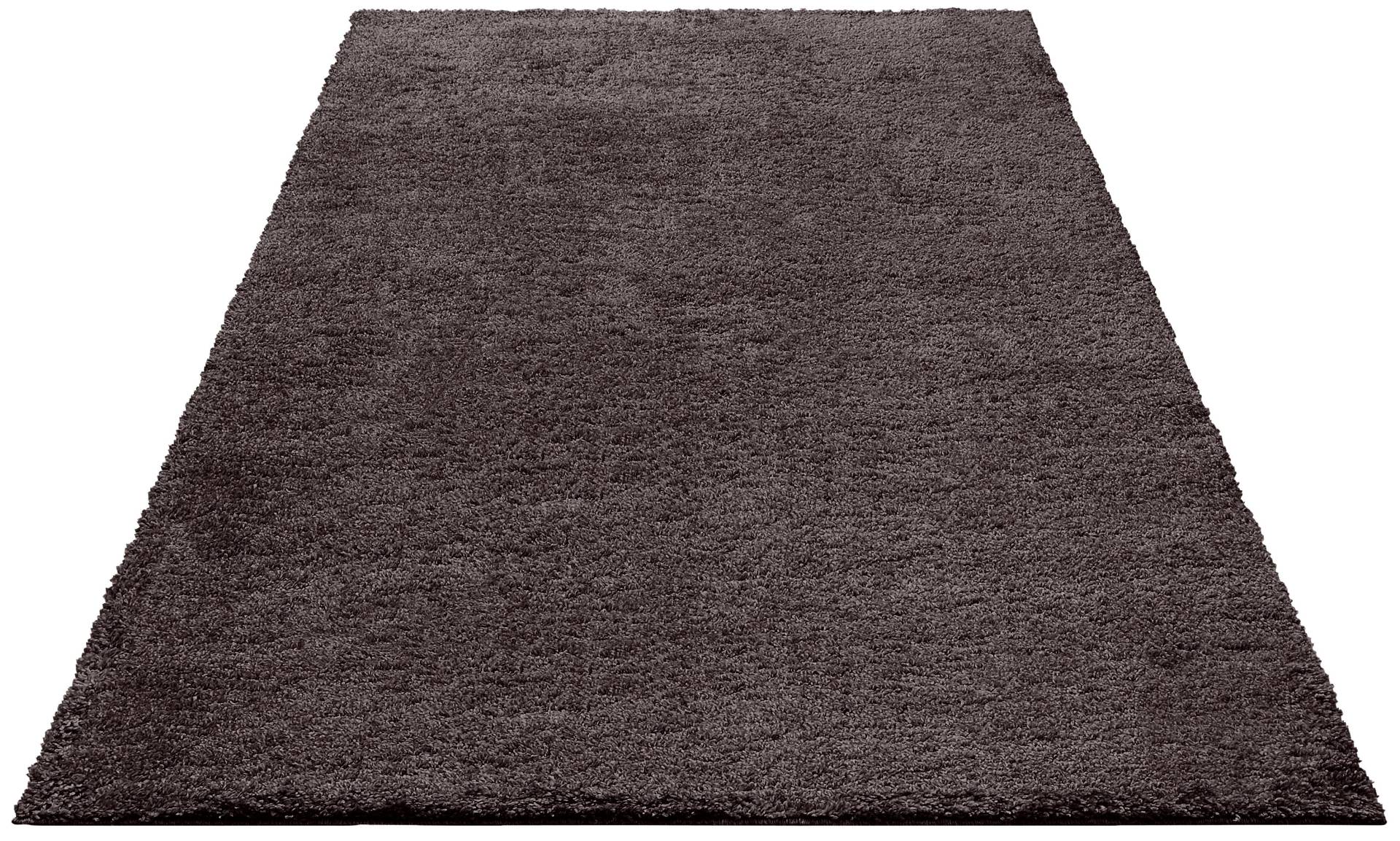 Bruno Banani Hochflor-Teppich »Shaggy Soft«, rechteckig, gewebt, Uni Farben, besonders weich und kuschelig von Bruno Banani