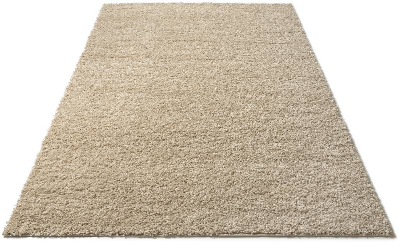 Bruno Banani Hochflor-Teppich »Shaggy Soft«, rechteckig, 30 mm Höhe, gewebt, Uni Farben, besonders weich und kuschelig von Bruno Banani