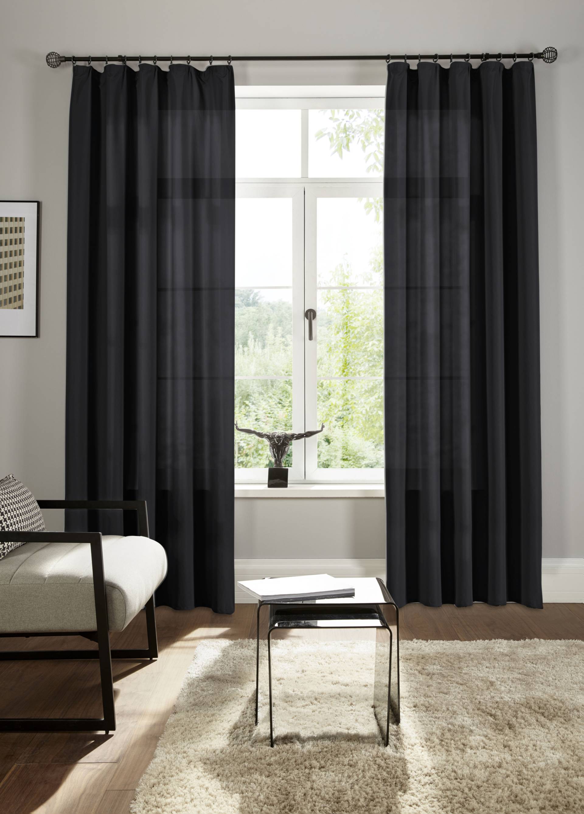 Bruno Banani Vorhang »Lagan«, (2 St.), 2-er Set, gewebt, Microfaser, versch. Grössen, einfarbig, Bestseller Bruno Banani Vorhang »Lagan«, (2 St.), 2-er Set, gewebt, Microfaser, versch. Grössen, einfarbig, Bestseller von Bruno Banani