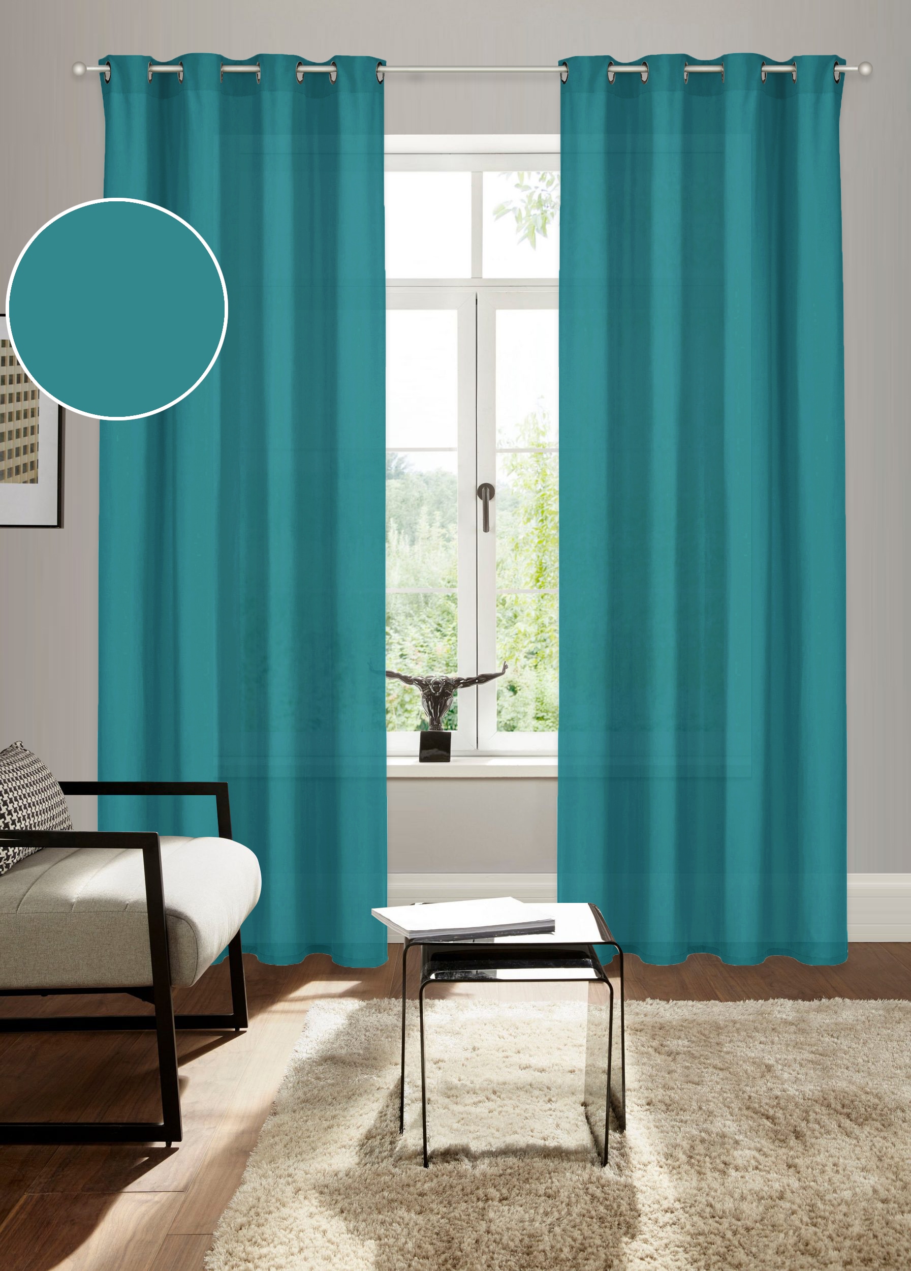 Bruno Banani Vorhang »Lagan«, (2 St.), 2-er Set, gewebt, Microfaser, versch. Grössen, einfarbig, Bestseller Bruno Banani Vorhang »Lagan«, (2 St.), 2-er Set, gewebt, Microfaser, versch. Grössen, einfarbig, Bestseller von Bruno Banani