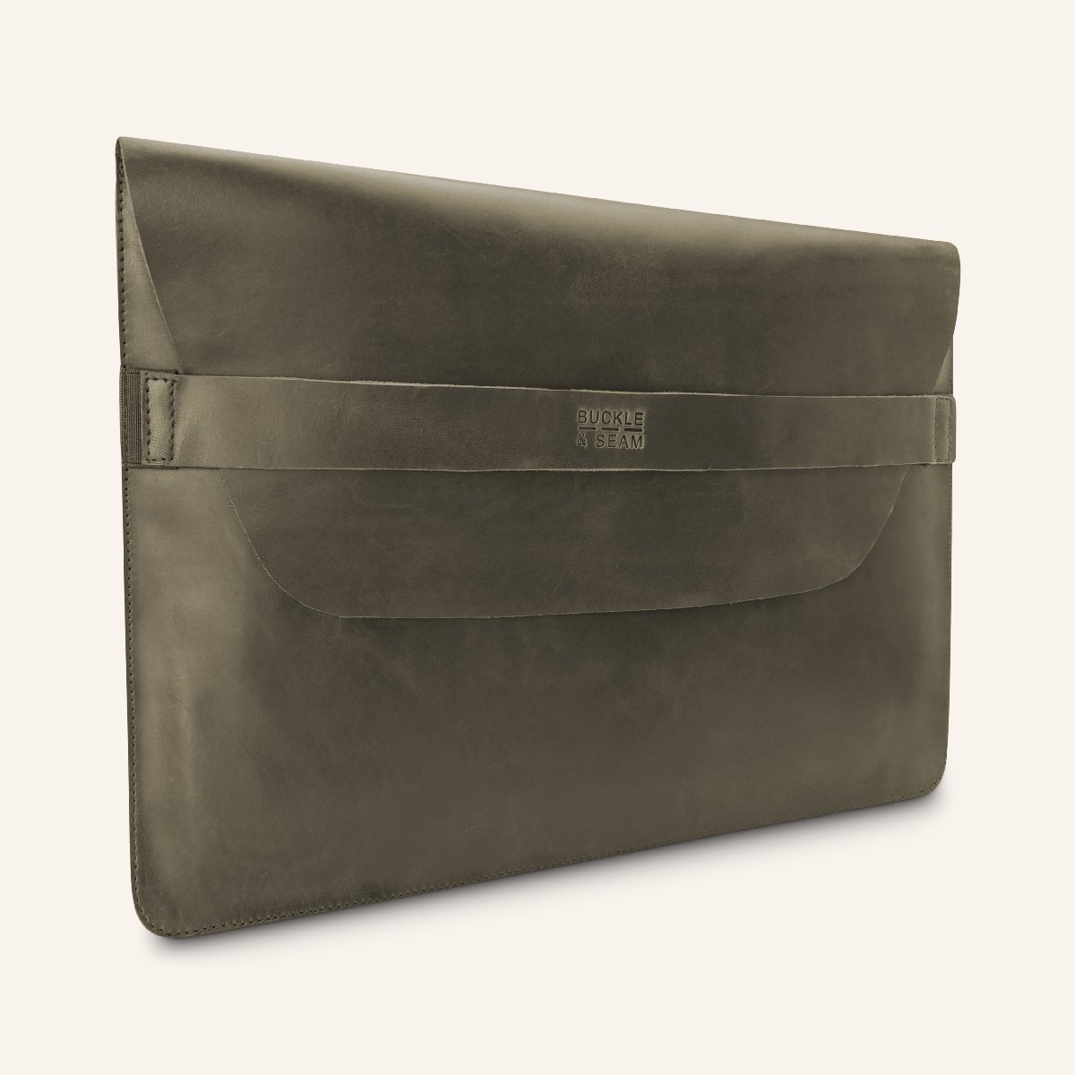 Laptop Sleeve Terra Olive 13" von Buckle & Seam