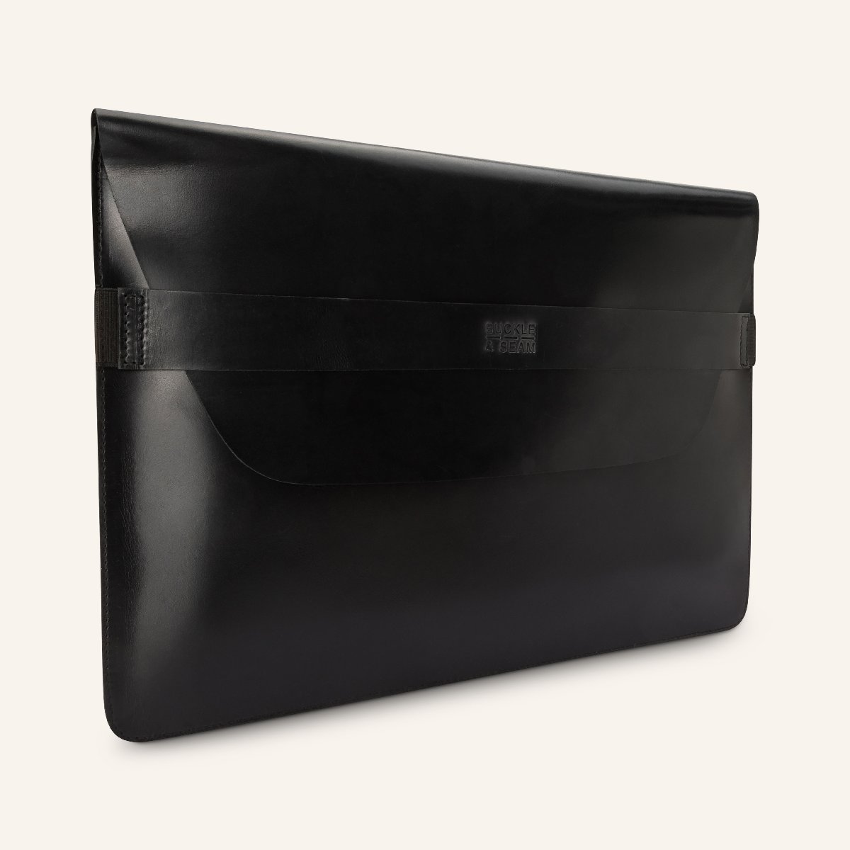 Laptop Sleeve Terra Schwarz 15" von Buckle & Seam