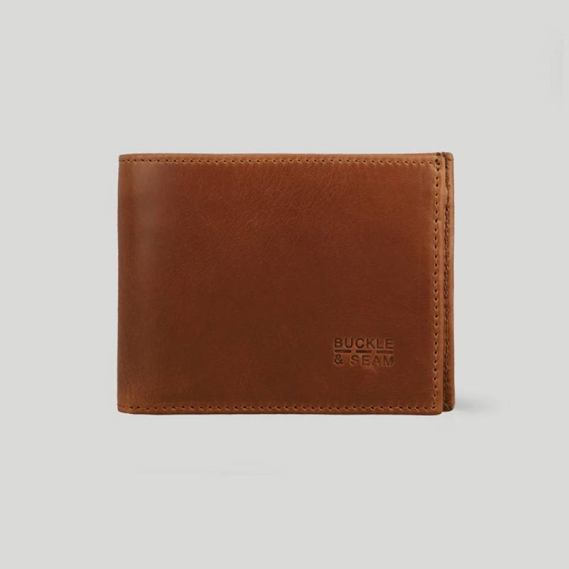 Leder Portemonnaie Bill Cognac von Buckle & Seam