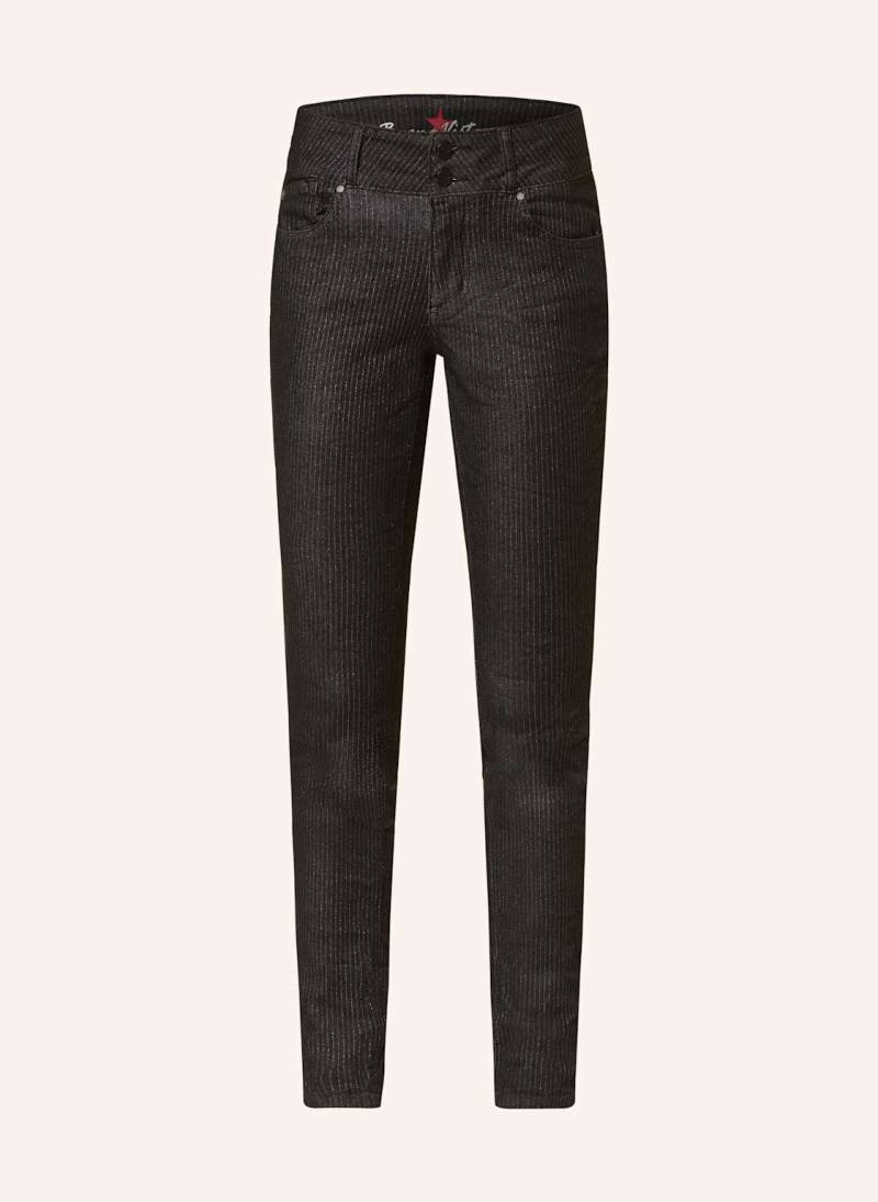 Buena Vista Skinny Jeans Mit Glitzergarn schwarz von Buena Vista