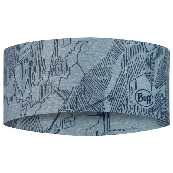 Buff - Coolnet UV Wide Headband - Stirnband Gr One Size grau von Buff