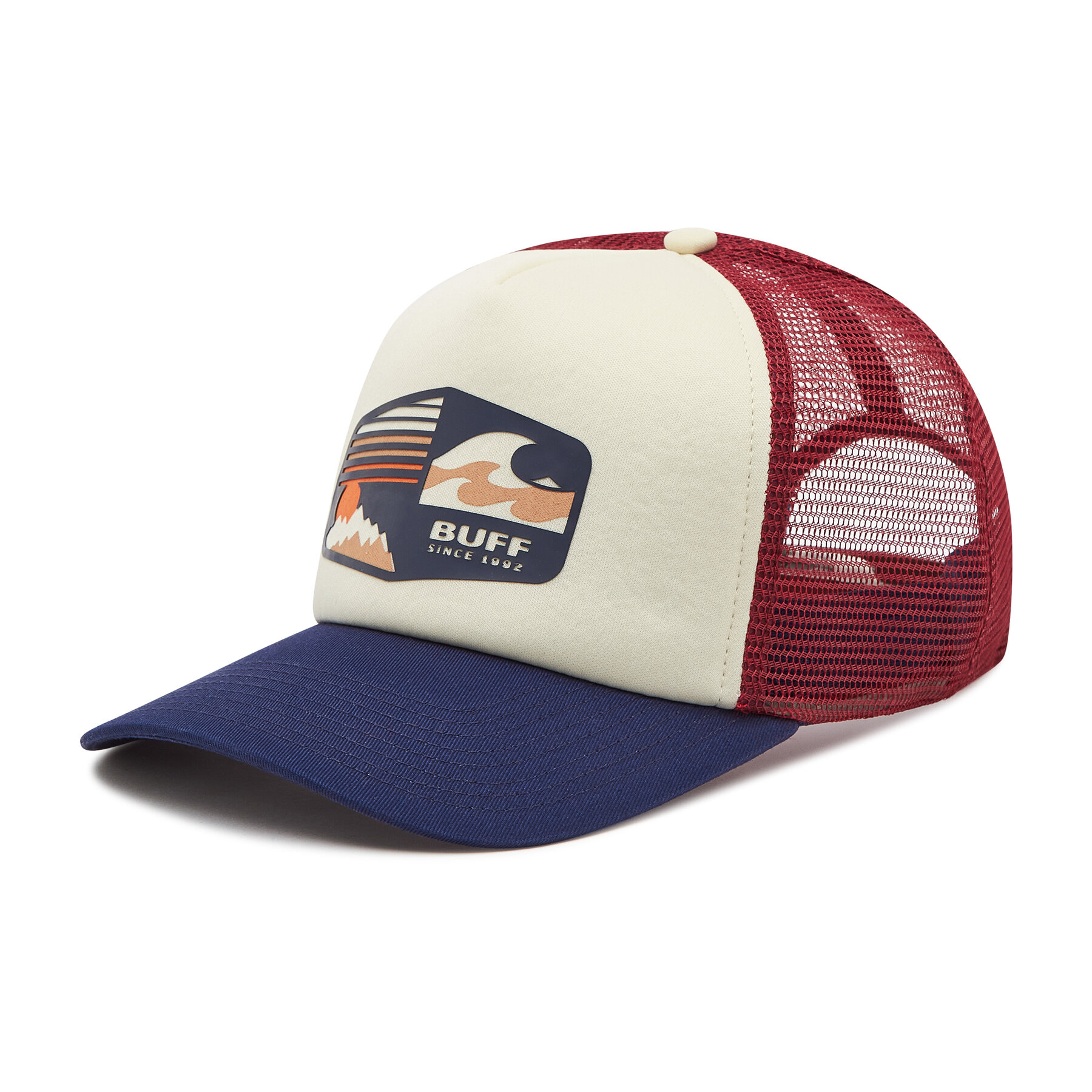 Cap Buff Trucker Cap 125363.555.30.00 Dunkelrot von Buff