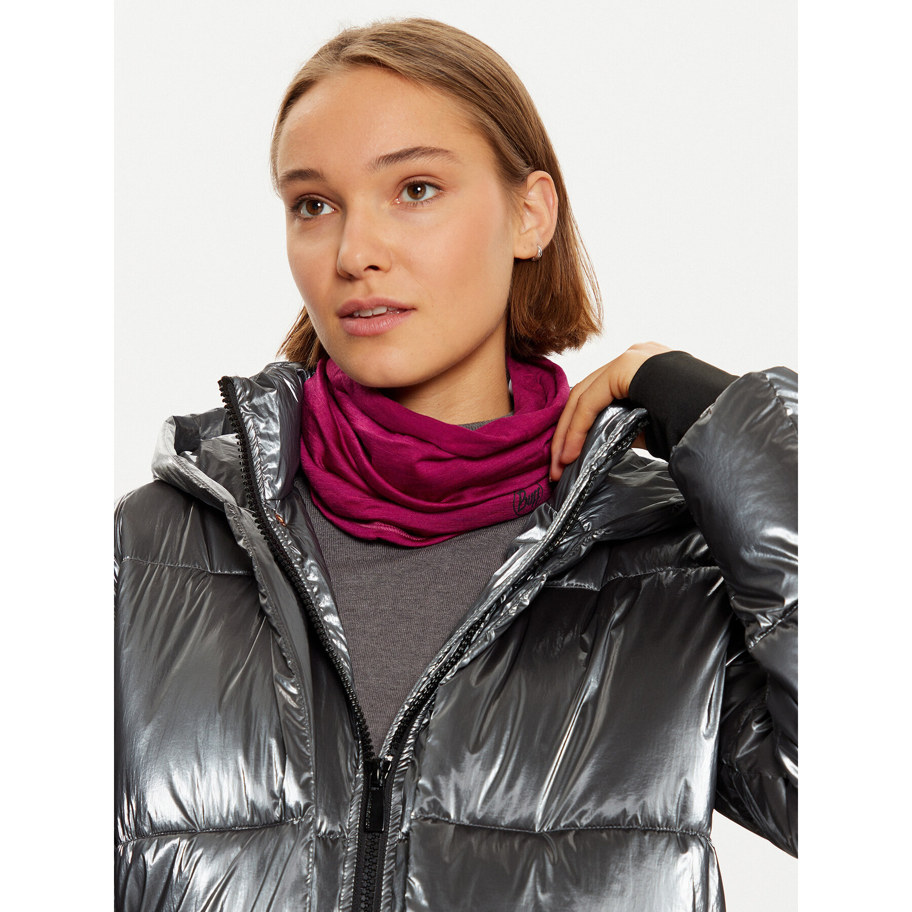Loop-Schal Buff Merino Lightweight Solid 113010.535.10 Violett Loop-Schal Buff Merino Lightweight Solid 113010.535.10 Violett von Buff