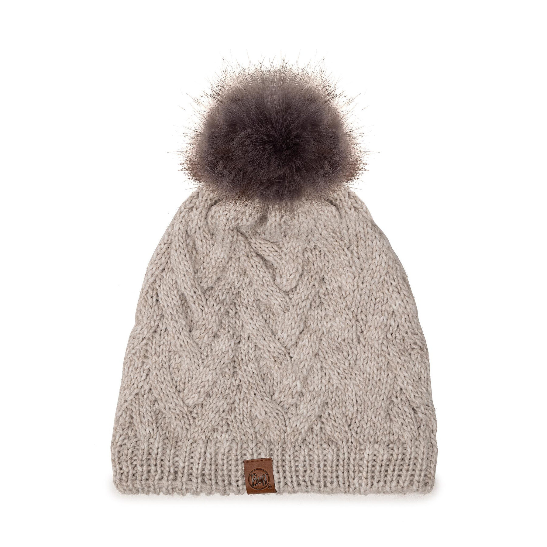 Mütze Buff Knitted & Fleece Hat 123515.014.10.00 Beige von Buff