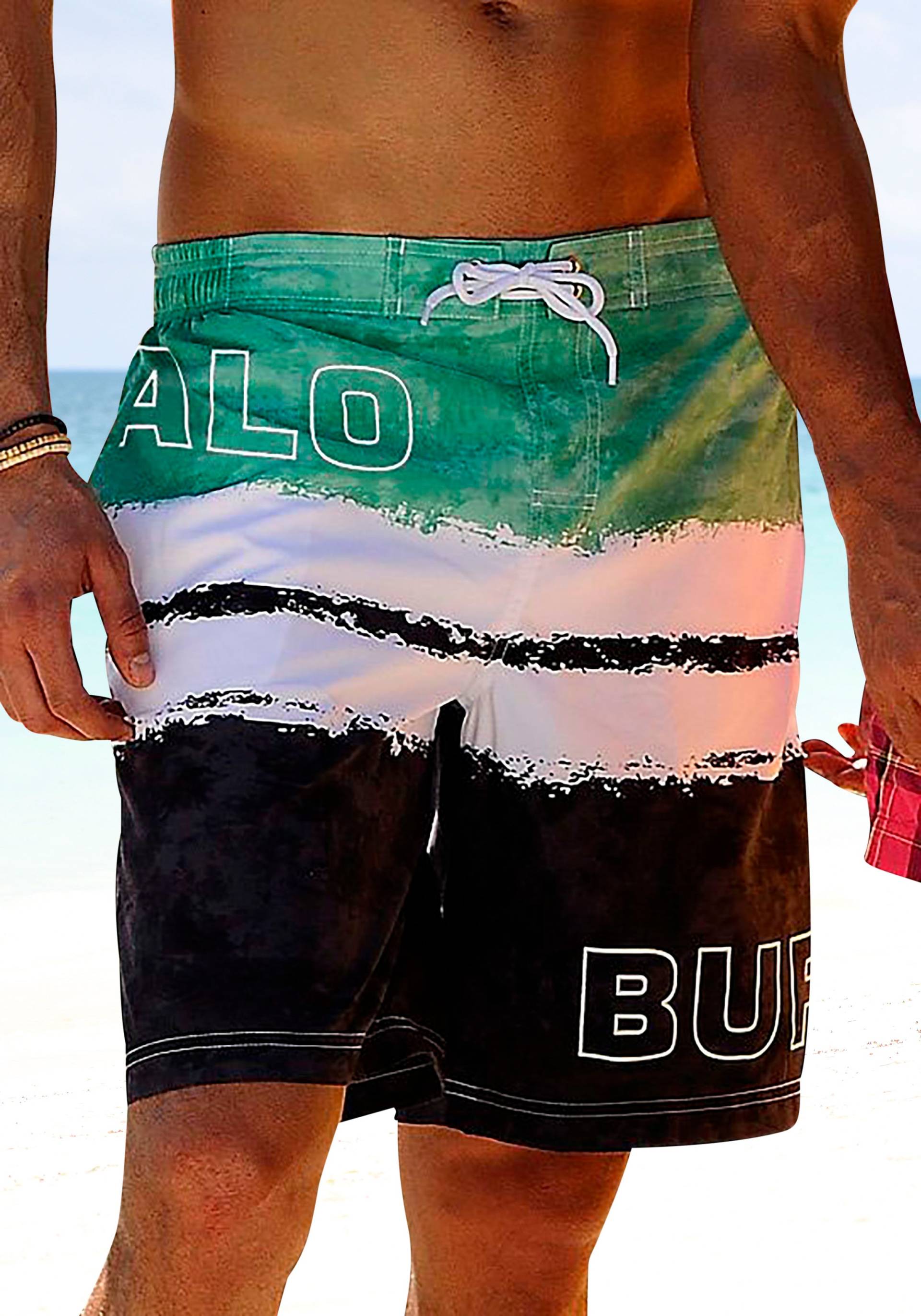 Buffalo Badeshorts, mit Logoprint von Buffalo