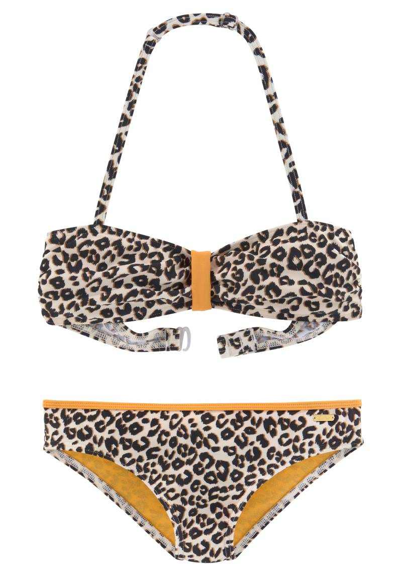 Buffalo Bandeau-Bikini »Kitty Kids«, im Leodruck von Buffalo