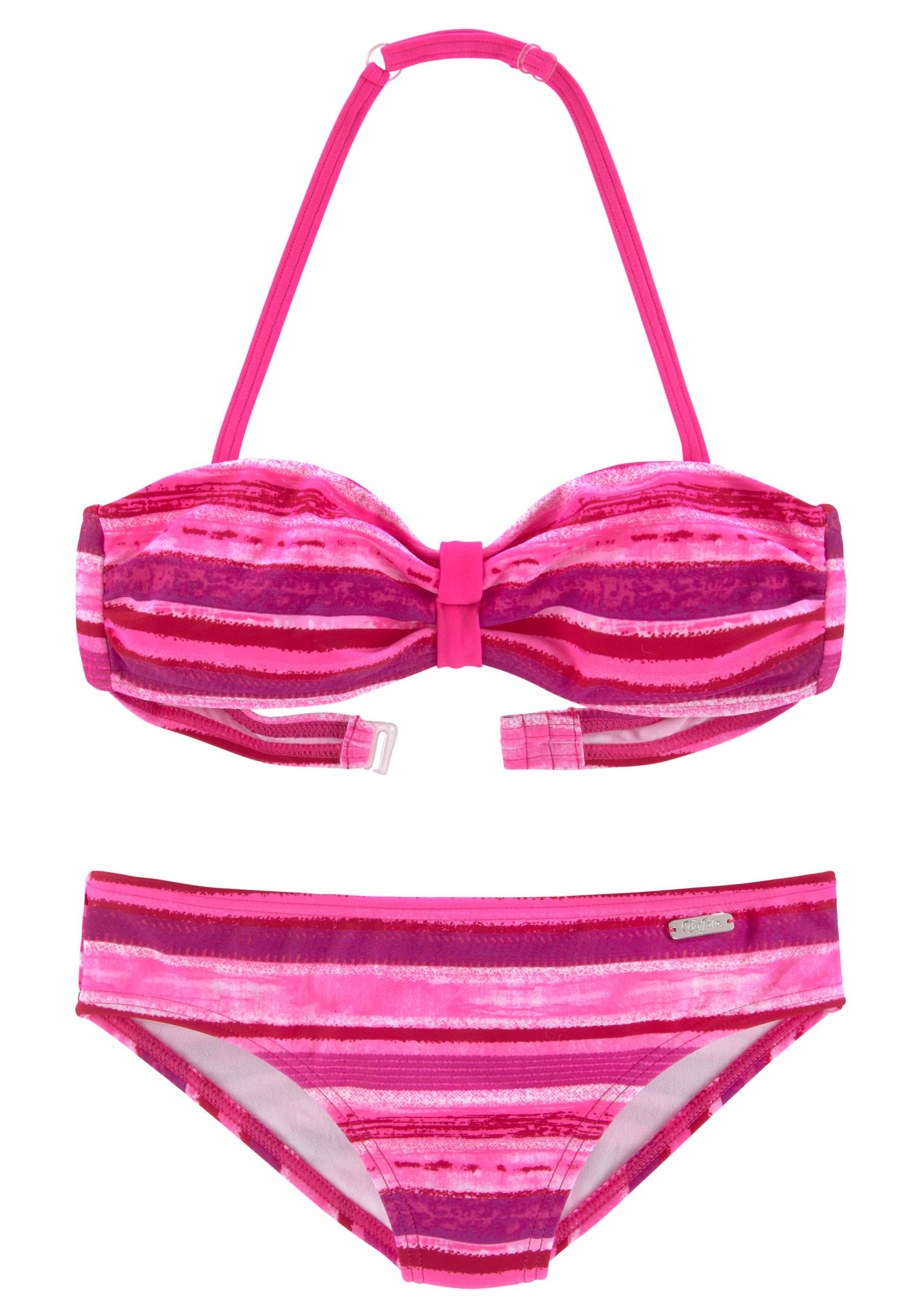 Buffalo Bandeau-Bikini »May Kids«, mit knalligem Streifendruck Buffalo Bandeau-Bikini »May Kids«, mit knalligem Streifendruck von Buffalo