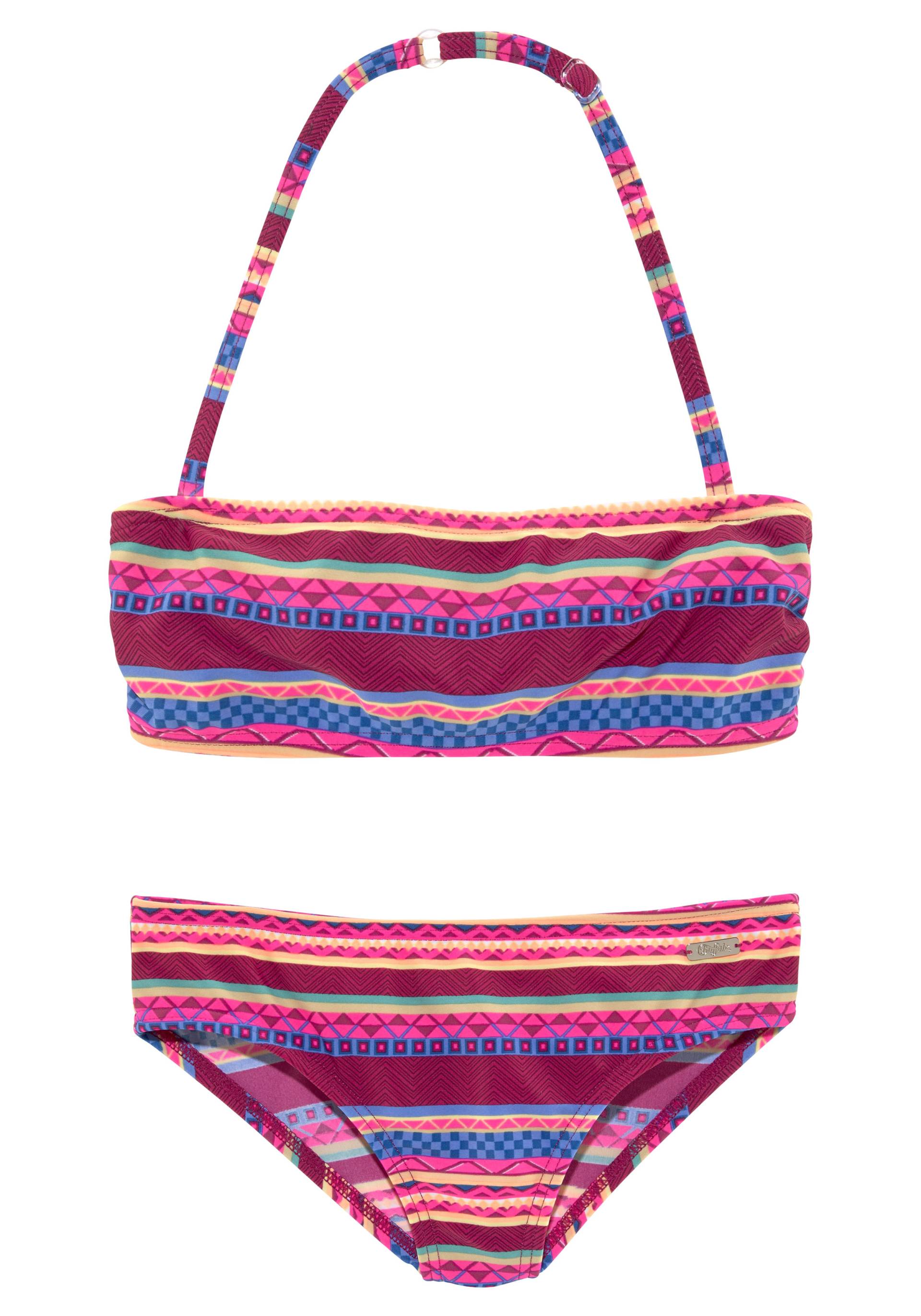 Buffalo Bandeau-Bikini »Lux Kids«, mit abstraktem Druck von Buffalo