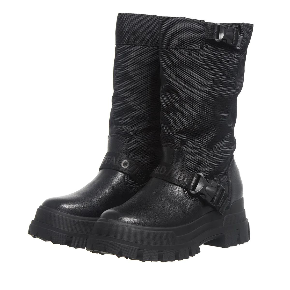 Buffalo Boots & Stiefeletten - Aspha Com On - Gr. 36 (EU) - in Schwarz - für Damen von Buffalo