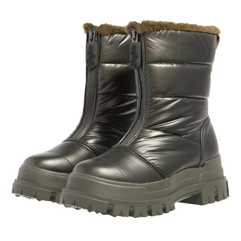 Buffalo Boots & Stiefeletten - Aspha Quilt Zip - Gr. 36 (EU) - in Grün - für Damen von Buffalo