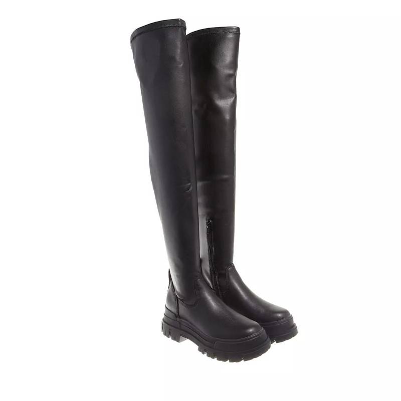 Buffalo Stiefel & Boots - Aspha Stretch Overknee - Gr. 37 (EU) - in Schwarz - für Damen von Buffalo