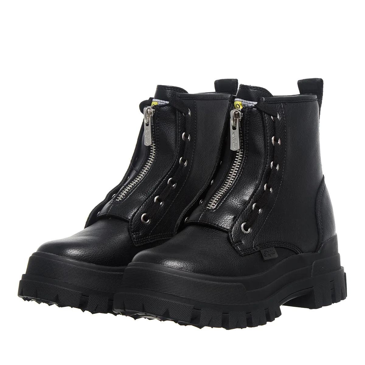 Buffalo Boots & Stiefeletten - Aspha Zip - Gr. 36 (EU) - in Schwarz - für Damen von Buffalo