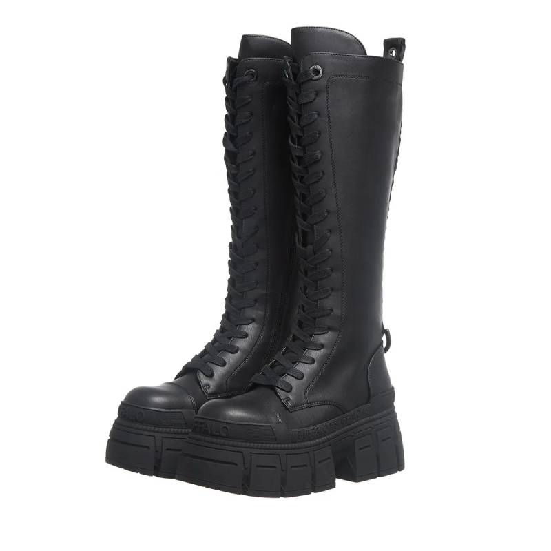 Buffalo Boots & Stiefeletten - Gospher Lace Up Hi - Gr. 37 (EU) - in Schwarz - für Damen von Buffalo