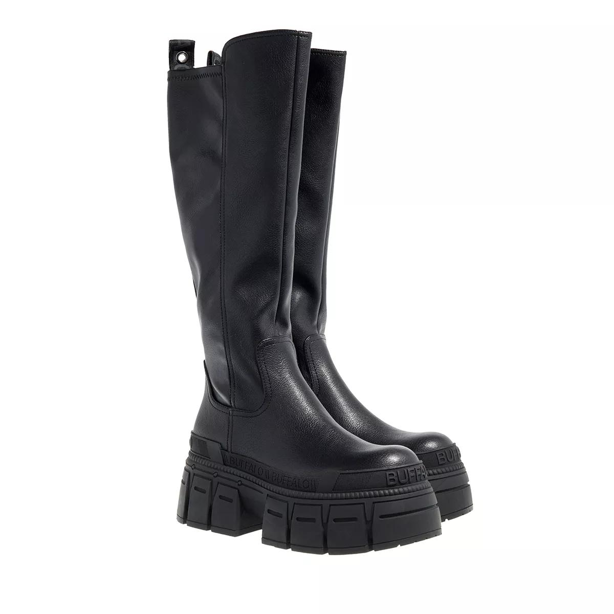 Buffalo Boots & Stiefeletten - Gospher Stretch Boot - Gr. 36 (EU) - in Schwarz - für Damen von Buffalo