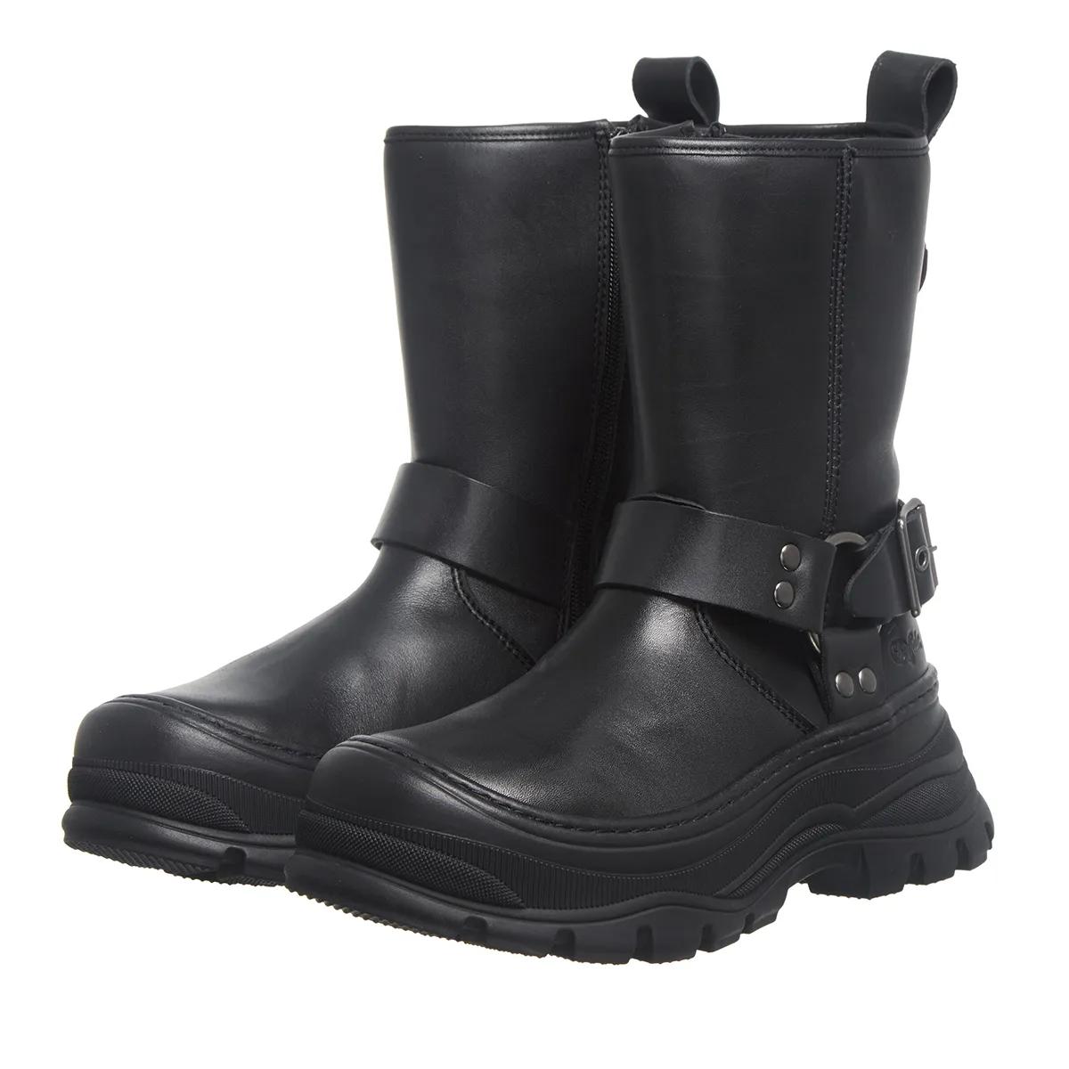 Buffalo Stiefel & Boots - Roam Biker Hi - Gr. 36 (EU) - in Schwarz - für Damen von Buffalo