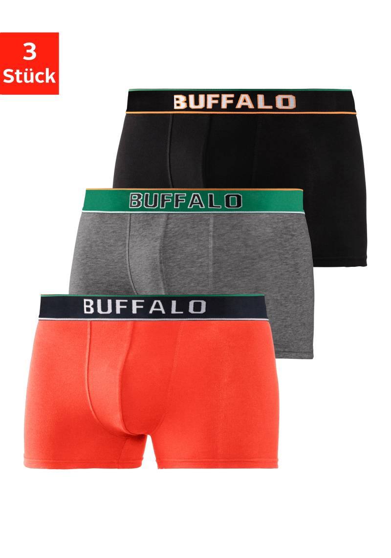 Buffalo Boxer »Boxershorts für Herren«, (Packung, 3 St.), aus Baumwoll-Mix von Buffalo