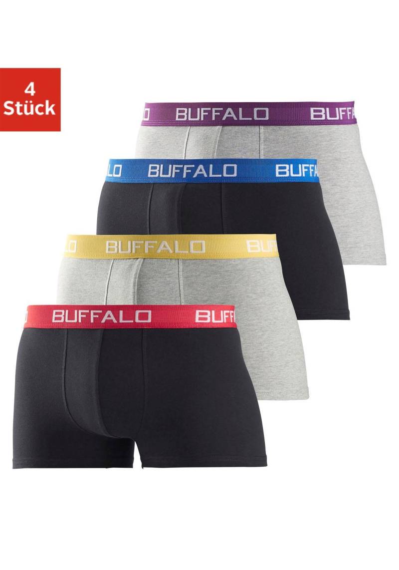 Buffalo Boxer »Boxershorts für Herren«, (Packung, 4 St.), aus Baumwoll-Mix von Buffalo