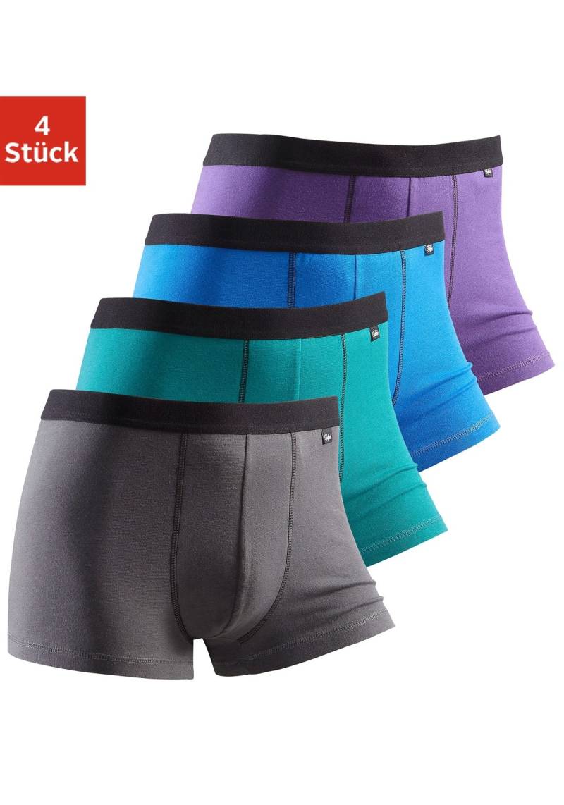 Buffalo Boxer »Boxershorts für Herren«, (Packung, 4 St.), mit schwarzem Webbund von Buffalo